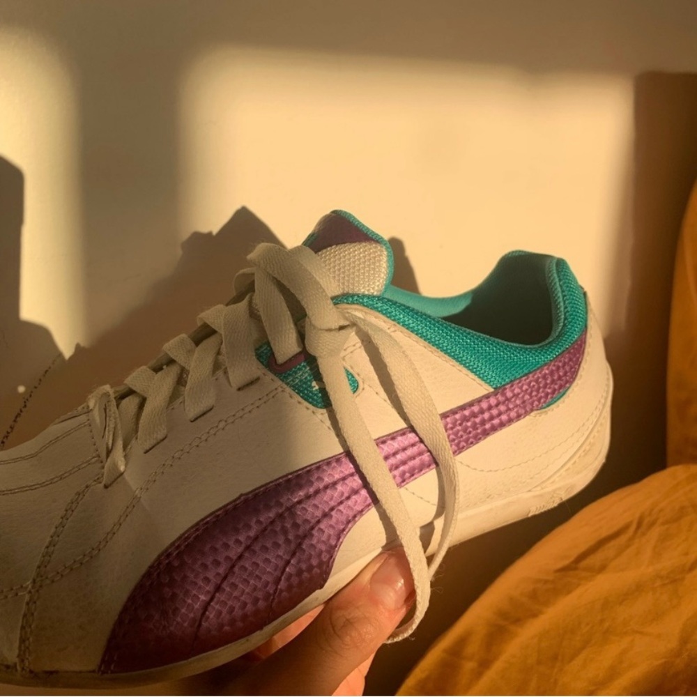 Puma Speedcat Leather Sneakers - Purple and Teal - Picture 3 of 5